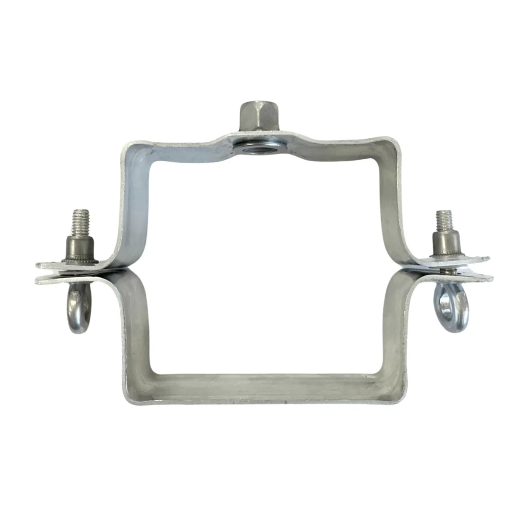 Scharnierbeugel zink 80x80 mm M10 | Rheinzink