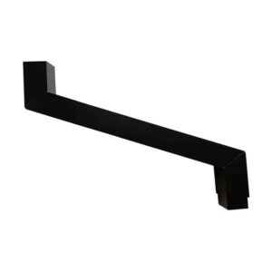 Aluminium regenpijp vierkant 100x100mm sprong op maat - Afbeelding 1