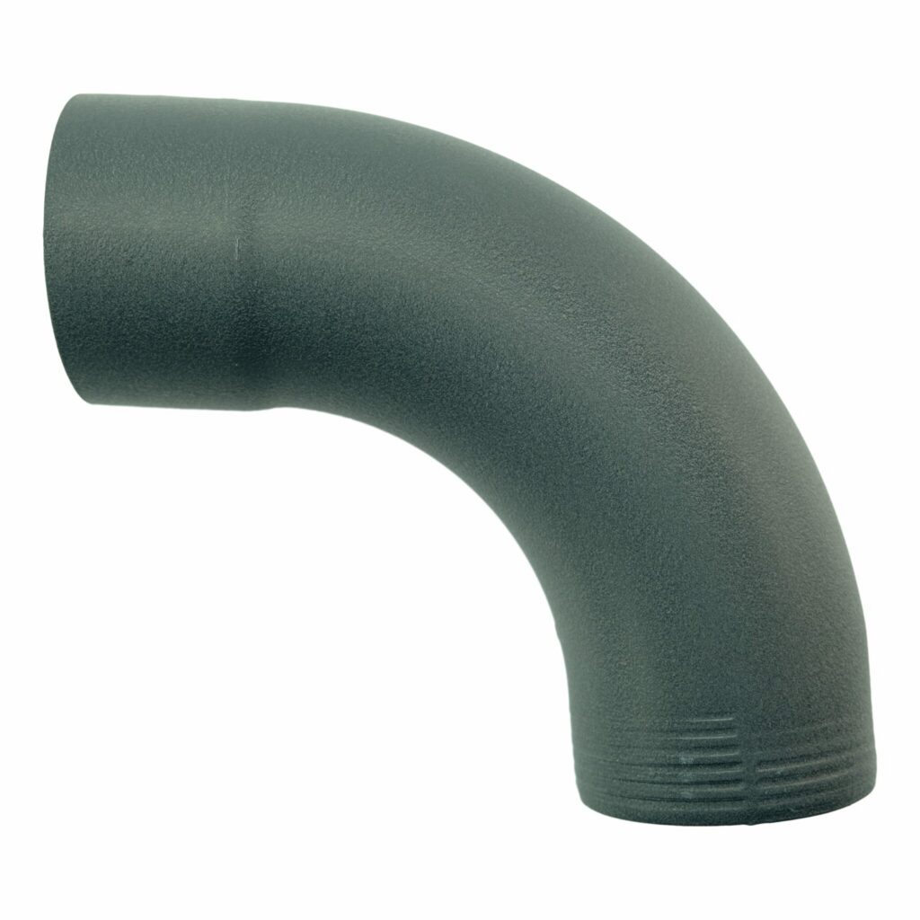 Bocht 85gr 80 mm - P.10 antraciet | Prefa