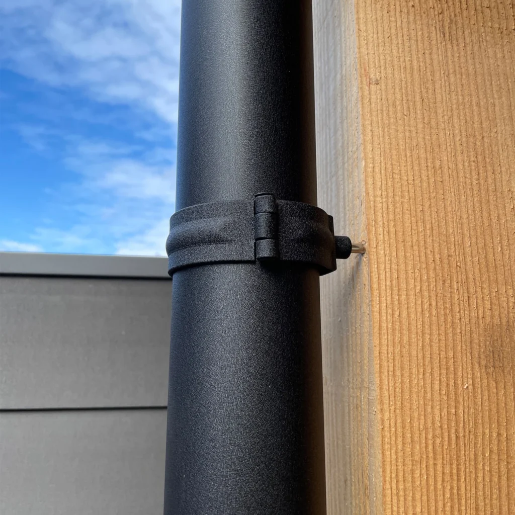 Regenpijp 80 mm 2 meter P.10 zwart | Prefa