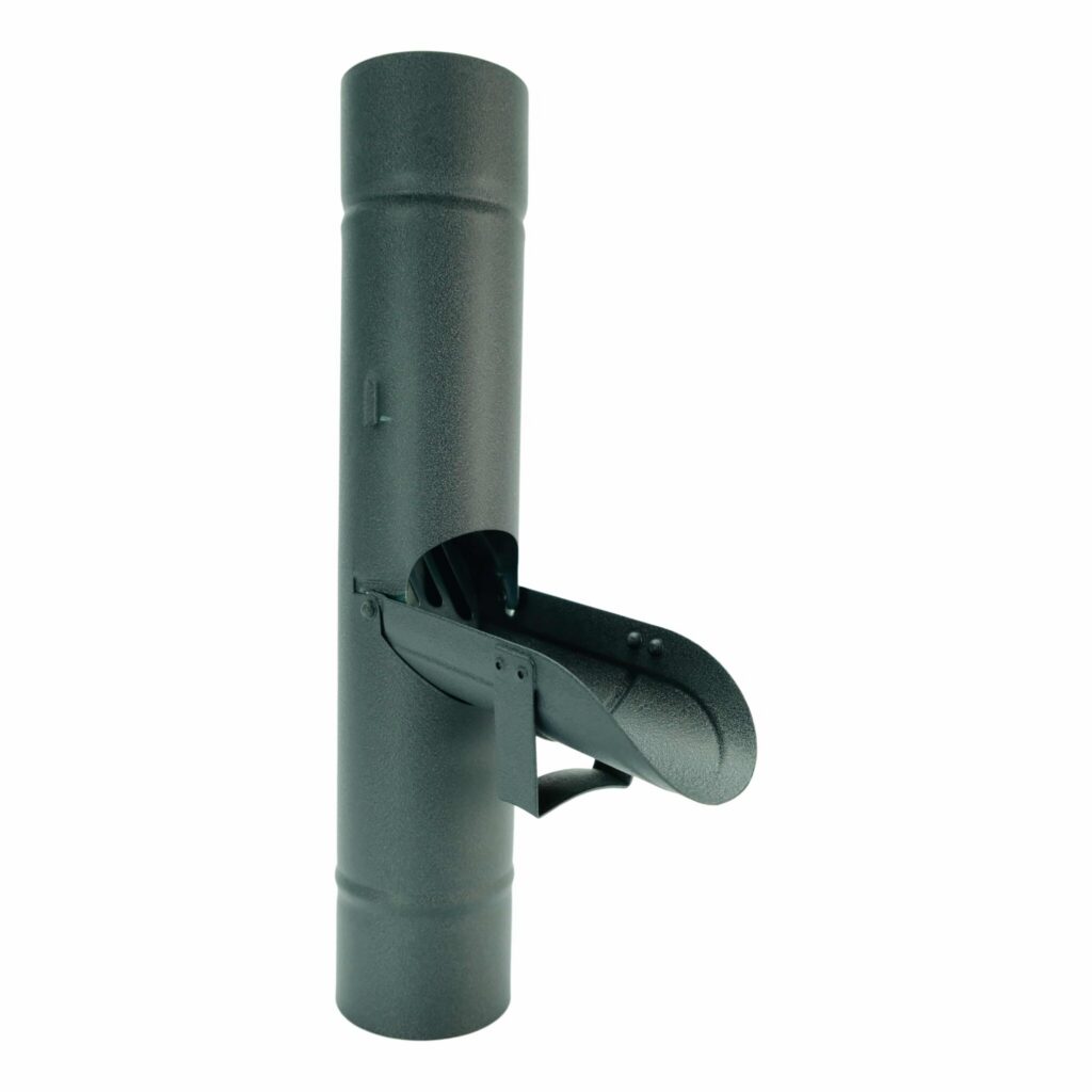 Regentonklep 80 mm - P.10 antraciet | Prefa