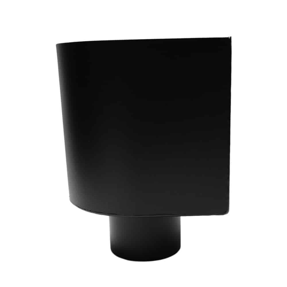 Vergaarbak mini 100 mm - P.10 zwart | Prefa / Kallos