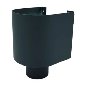 Vergaarbak mini 80 mm - P.10 antraciet | Prefa / Kallos - Afbeelding 1