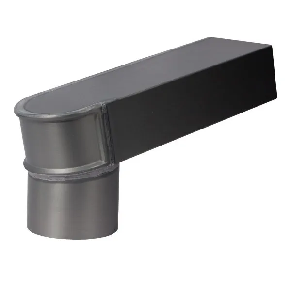 Stadsuitloop 60x80 mm naar 80 mm 330 mm lang - Nova | Nedzink