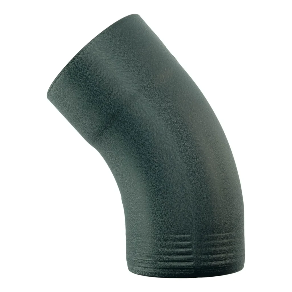 Bocht 40gr 100 mm - P.10 antraciet | Prefa