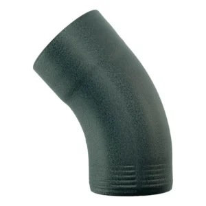Bocht 40gr 100 mm - P.10 antraciet | Prefa - Afbeelding 1