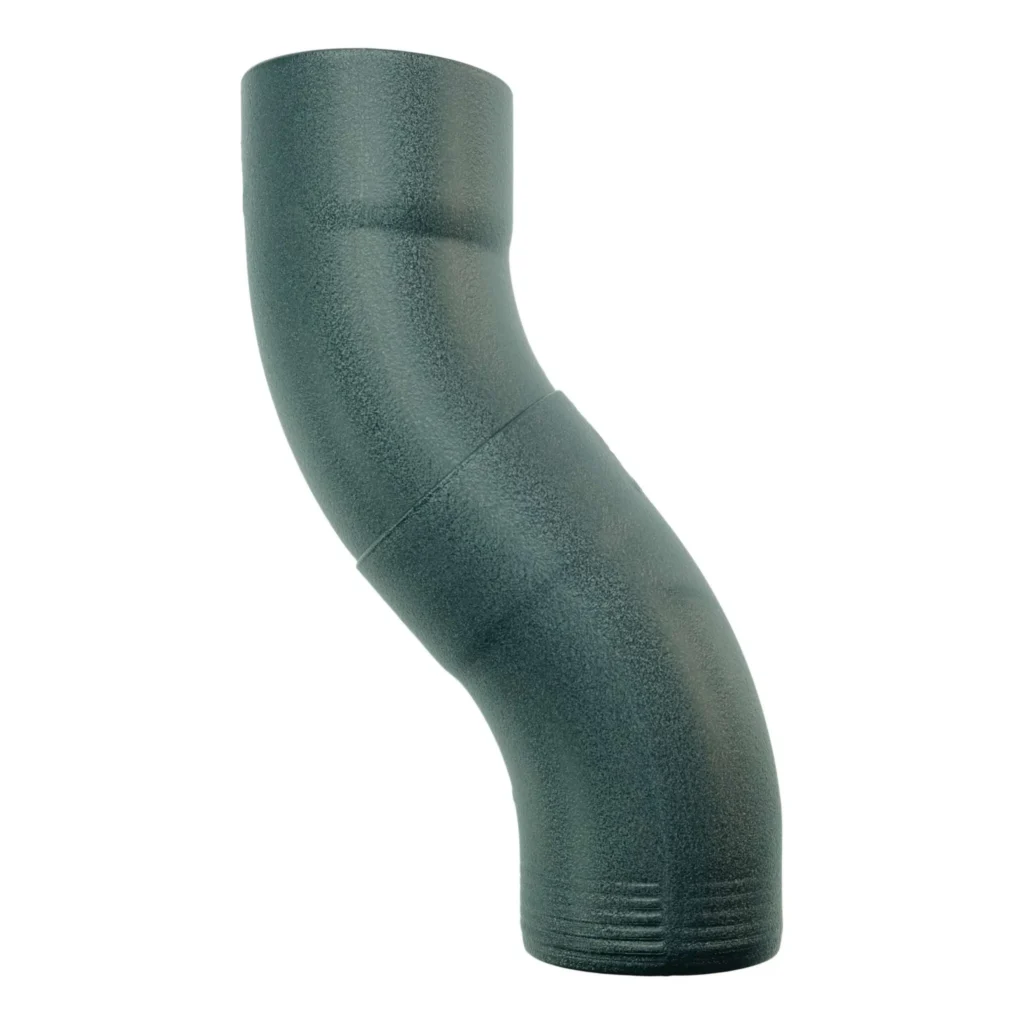 Bocht 40gr 100 mm - P.10 antraciet | Prefa