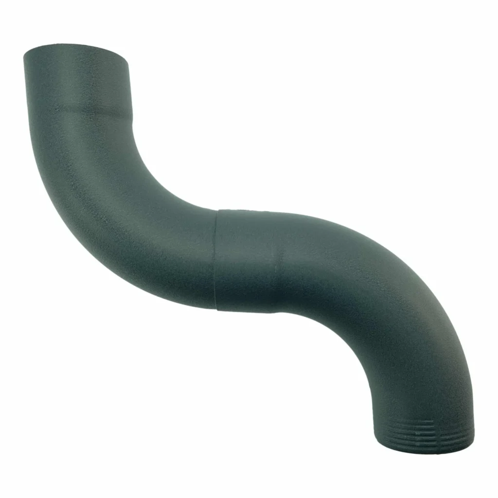 Bocht 85gr 100 mm - P.10 antraciet | Prefa