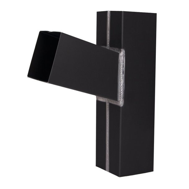 T-stuk 80x80 mm 72gr - Noir | Nedzink