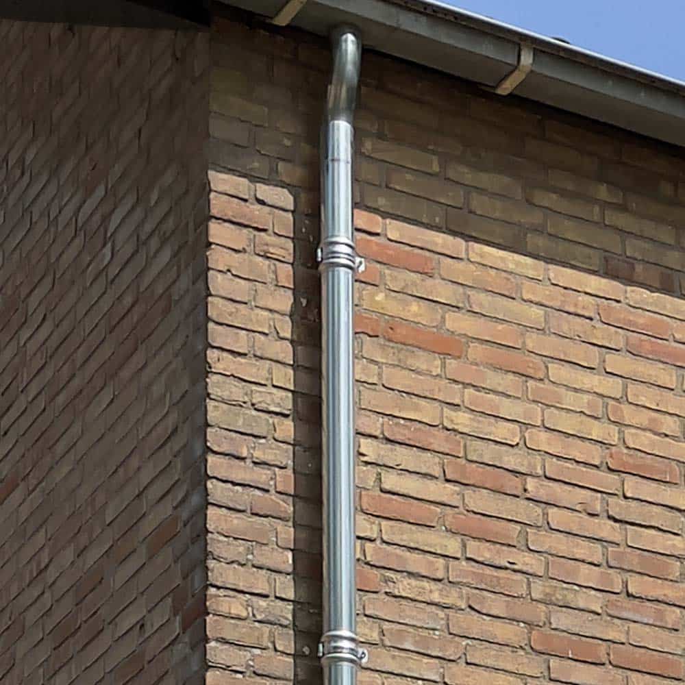 Regenpijp zink 80 mm 3 meter | Nedzink