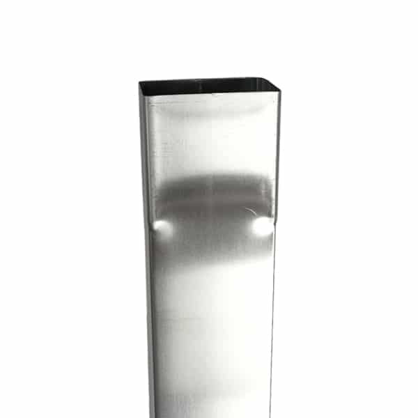 Regenpijp zink 80x80 mm 2 meter | Nedzink