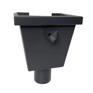 Vergaarbak junior 80mm aluminium - RAL 7021 fijnstructuur