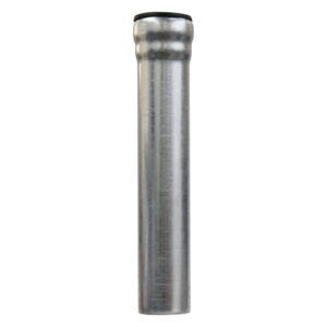 Stalen regenpijp (ondereind) excl. rubber 80x3000mm - Loromeij