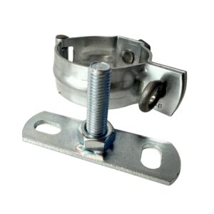 SET overige ondergronden - Zinken beugel 60 mm + montageplaatje + draadeind 40mm