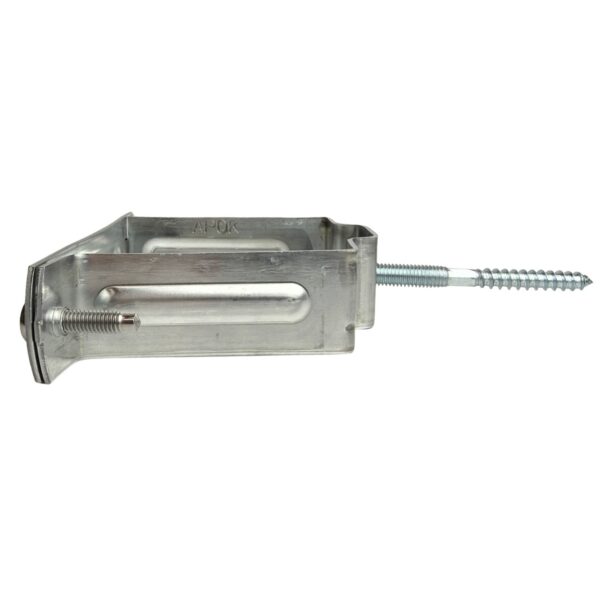 Zinken NIS beugel 80x80 mm met M8 stift 10cm gegalv. - Afbeelding 3