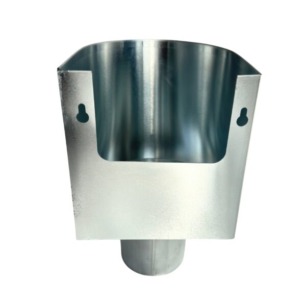 Zinken vergaarbak Mini 80 mm met uitsparing Nedzink - Afbeelding 3