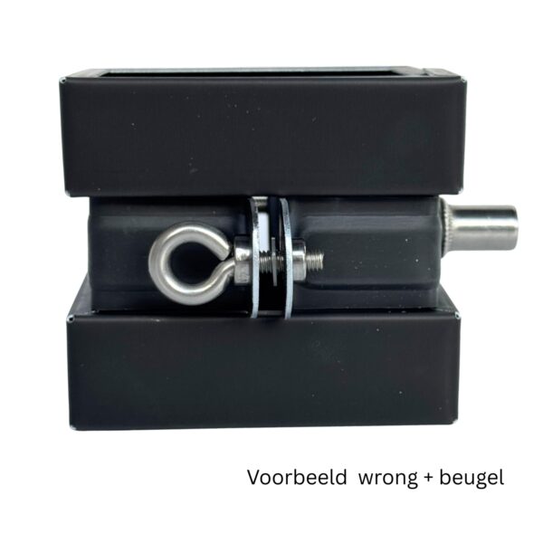 Wrong zink 80x80mm - Noir - Afbeelding 4