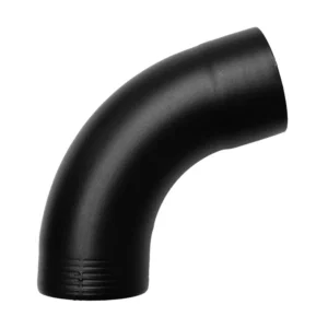 Aluminium bocht 80mm 72gr - Ral-9005 fijnstructuur
