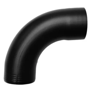 Aluminium bocht 80mm 85gr - Ral-9005 fijnstructuur