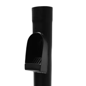 Aluminium bladafscheider 80mm - Ral-9005 fijnstructuur