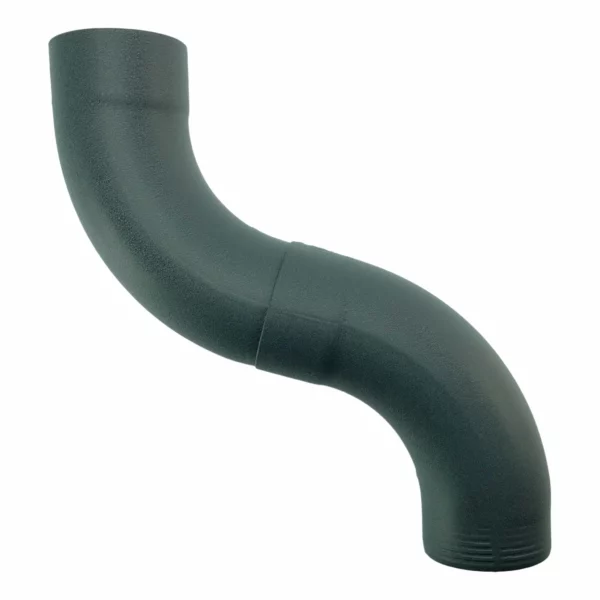 Bocht 72gr 100 mm - antraciet - Afbeelding 2
