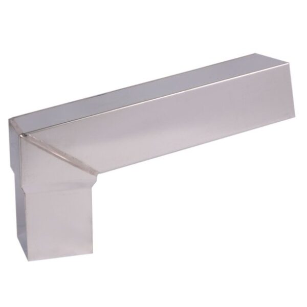 Stadsuitloop zink 60x80mm naar passend in 80 mm vierkant - Afbeelding 2